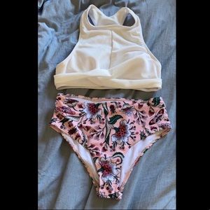 BRAND NEW C U T E BIKINI SET!!!!!!!! 💗🤍💗🤍💗